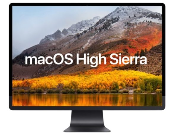 Downloading the macos high sierra installer